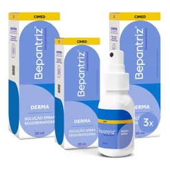 Kit c/3 und Bepantriz Derma Spray 50 ml