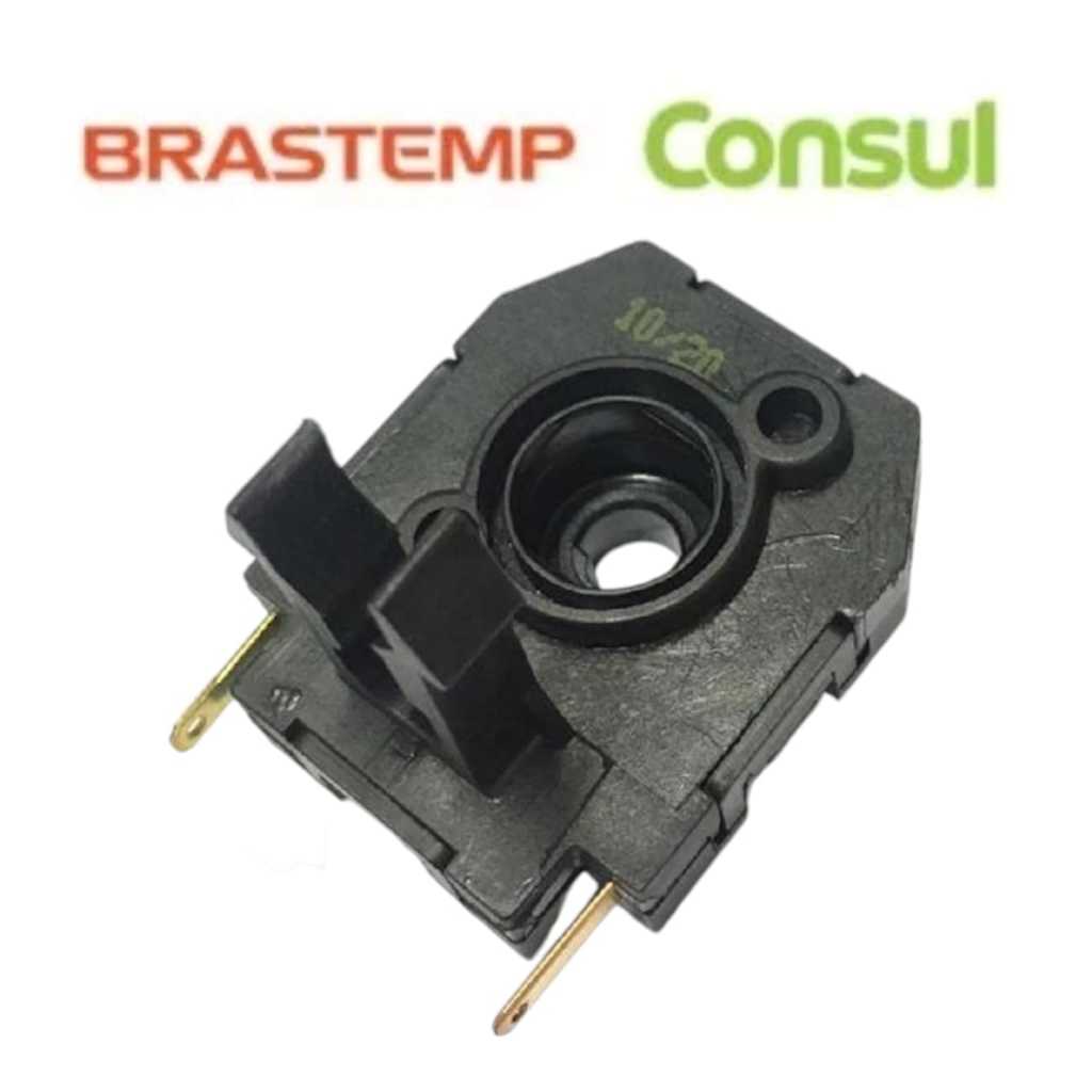 Interruptor Rotativo Chave Fogão  Compatível modelo Brastemp Consul - Emicol Bivolt