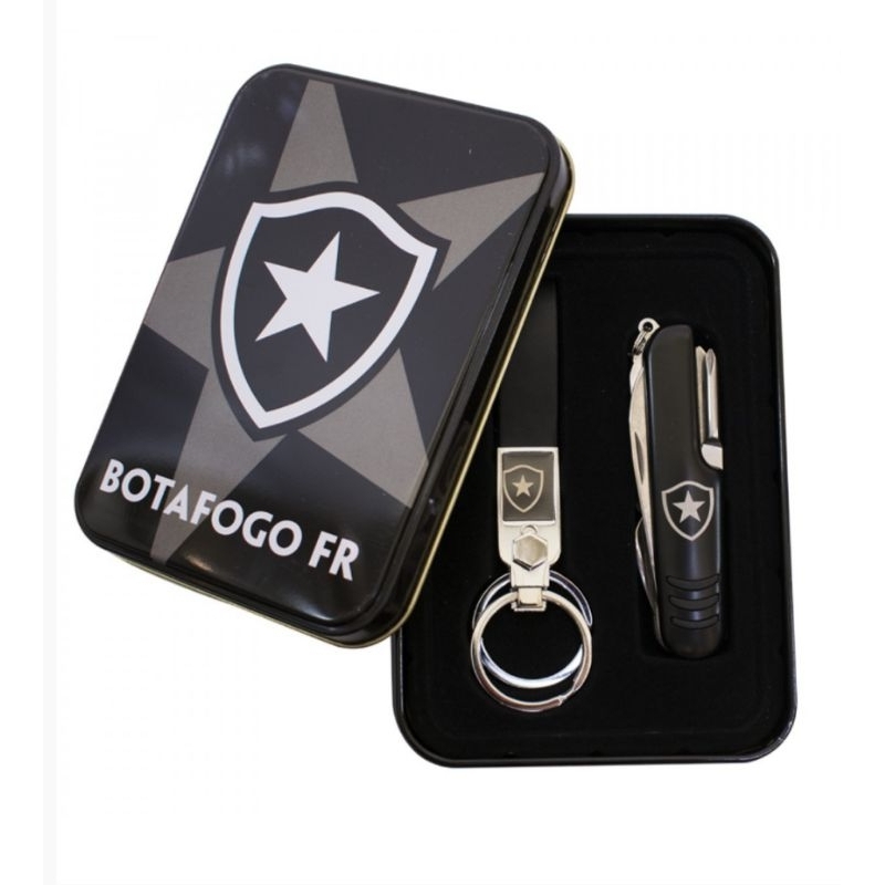 Kit original canivete e chaveiro - Botafogo