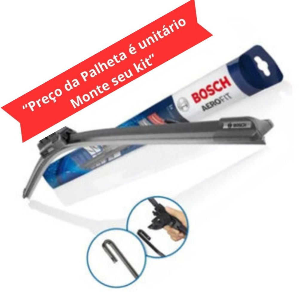 Palheta Limpador De Parabrisa Bosch Original Gancho-unidade em Oferta na Shopee