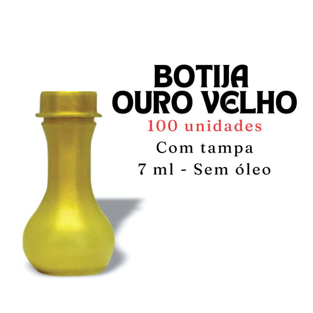 Botija, Moringa, Flaconete Para Óleo De Unção 7ml Pacote 100 Unid — imagem 2 de 2