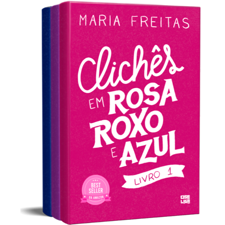Clichês em Rosa, Roxo e Azul, Maria Freitas (3 livros)