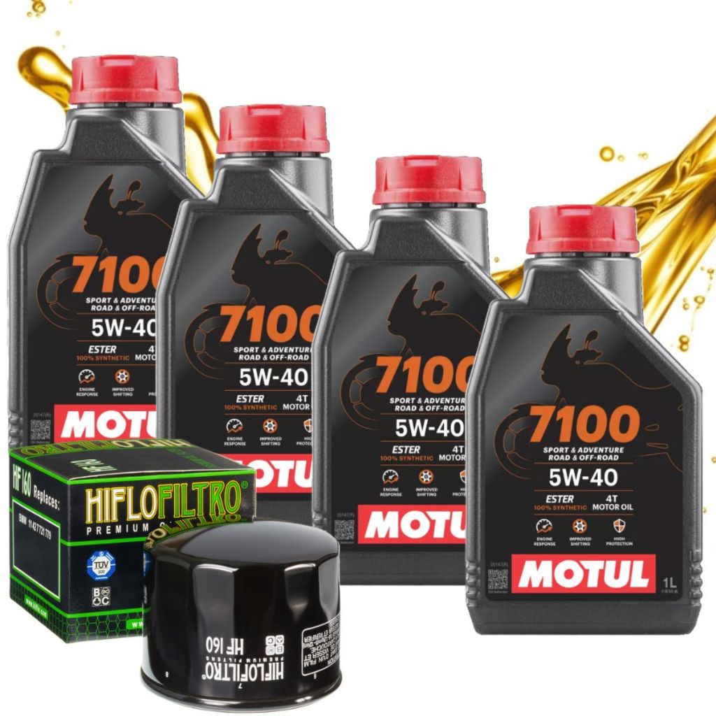 4 Litros Motul 7100 5w40 P/ Bmw S1000rr + Filtro Hiflo em Oferta na Shopee