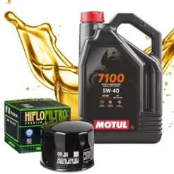 Troca de Óleo Bmw R 1200 Gs / R 1200 Rt Motul 7100 5w40 + Filtro Hiflo Hf160