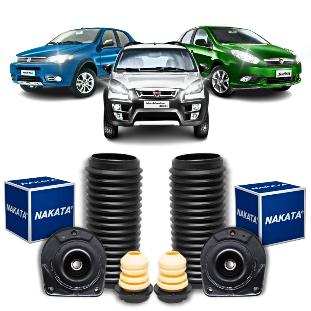 Kit Coxim Nakata Batente Amortecedor Dianteiro Fiat Idea Palio Siena