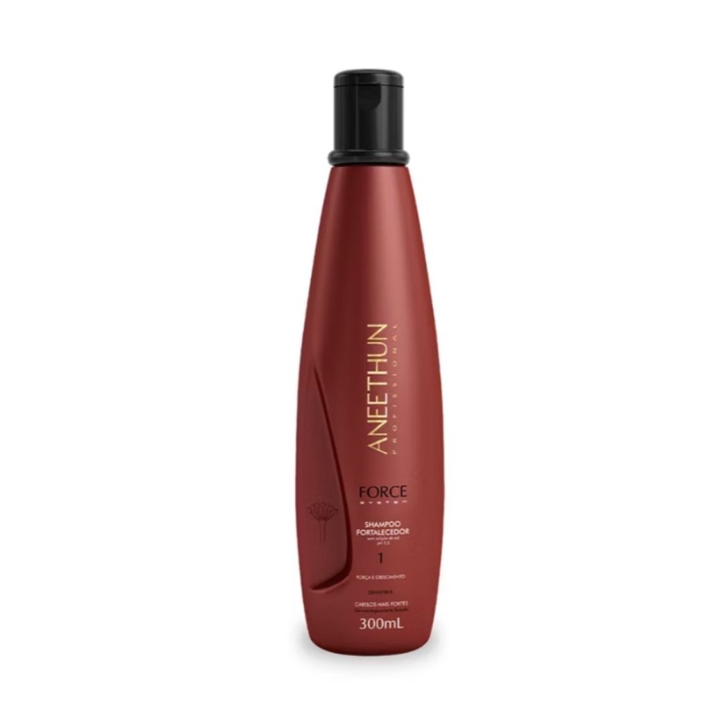Aneethun Shampoo Fortalecedor Force - Força e Crescimento 300ml