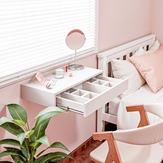 Gaveta Penteadeira Suspensa: Design Moderno com Divisória- Quarto/Closet/Salão de beleza