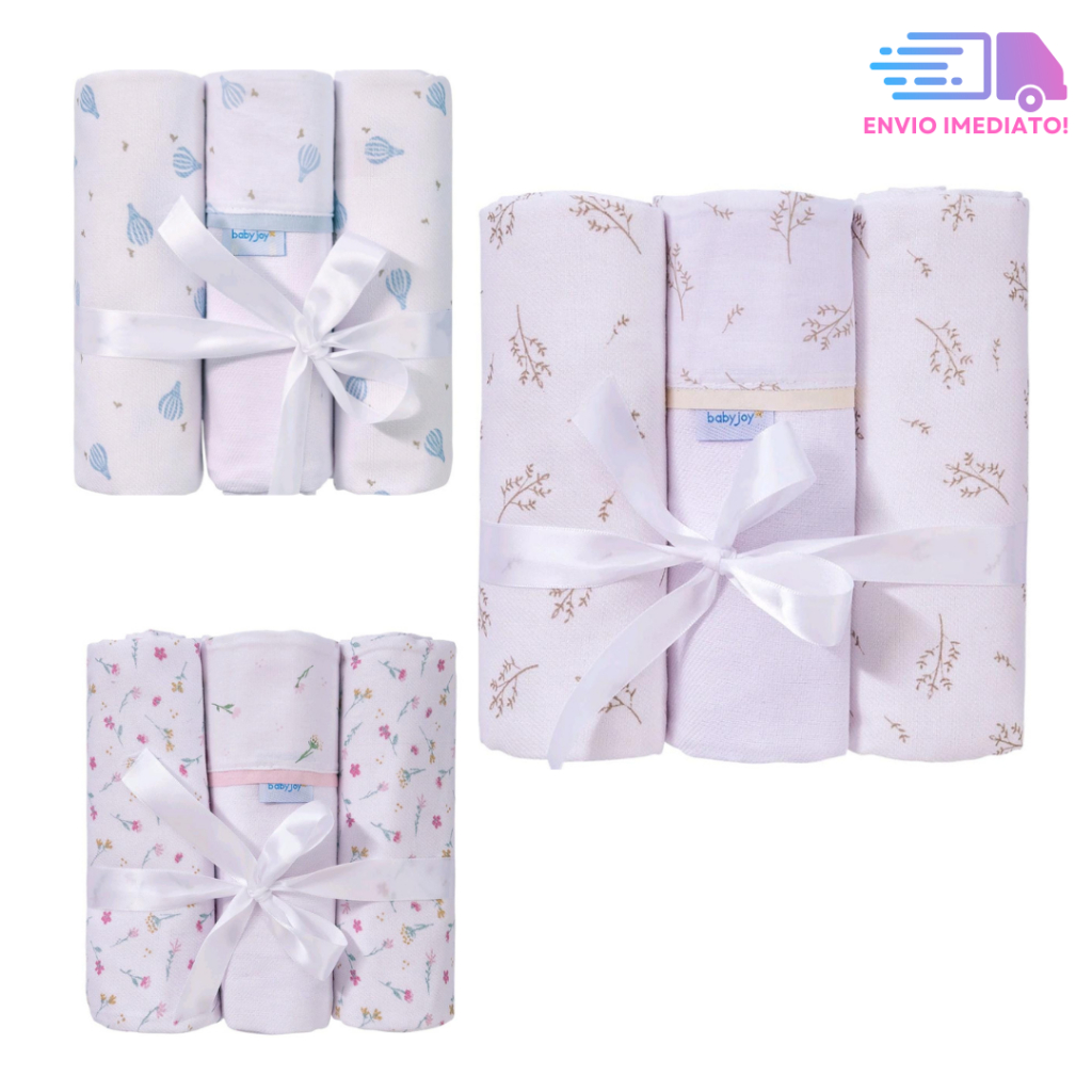 Cueiros Bebê Flanelado 1,00mx0,80cm Baby Joy