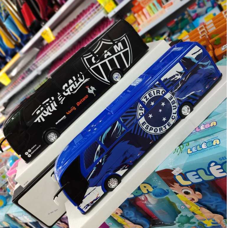Ônibus Miniatura Do Cruzeiro/Atlético - USUAL BRINQUEDOS