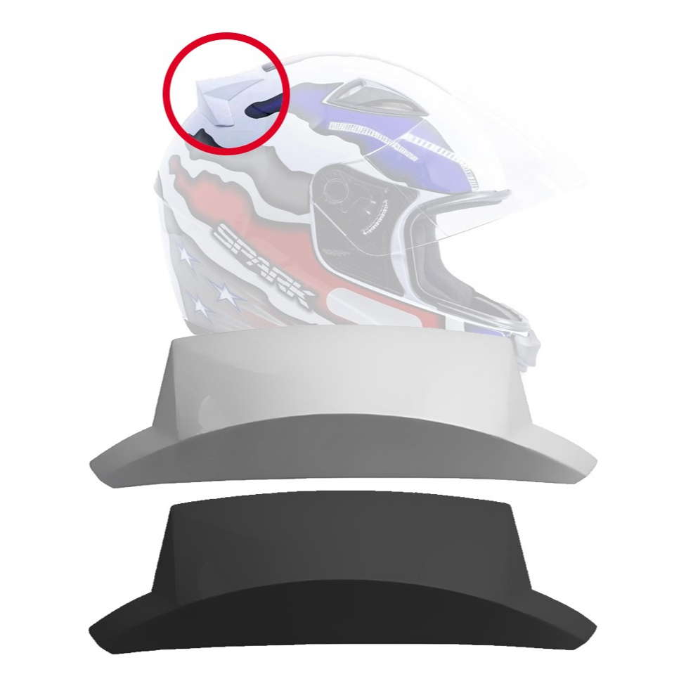 Aerofólio Traseiro Ebf New Spark / E0x / New Fit - Estabilizador em Oferta na Shopee