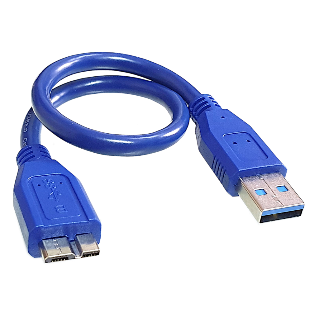 Cabo Usb Para Hd Externo 3.0 Usb x Micro-B De 30 Cm