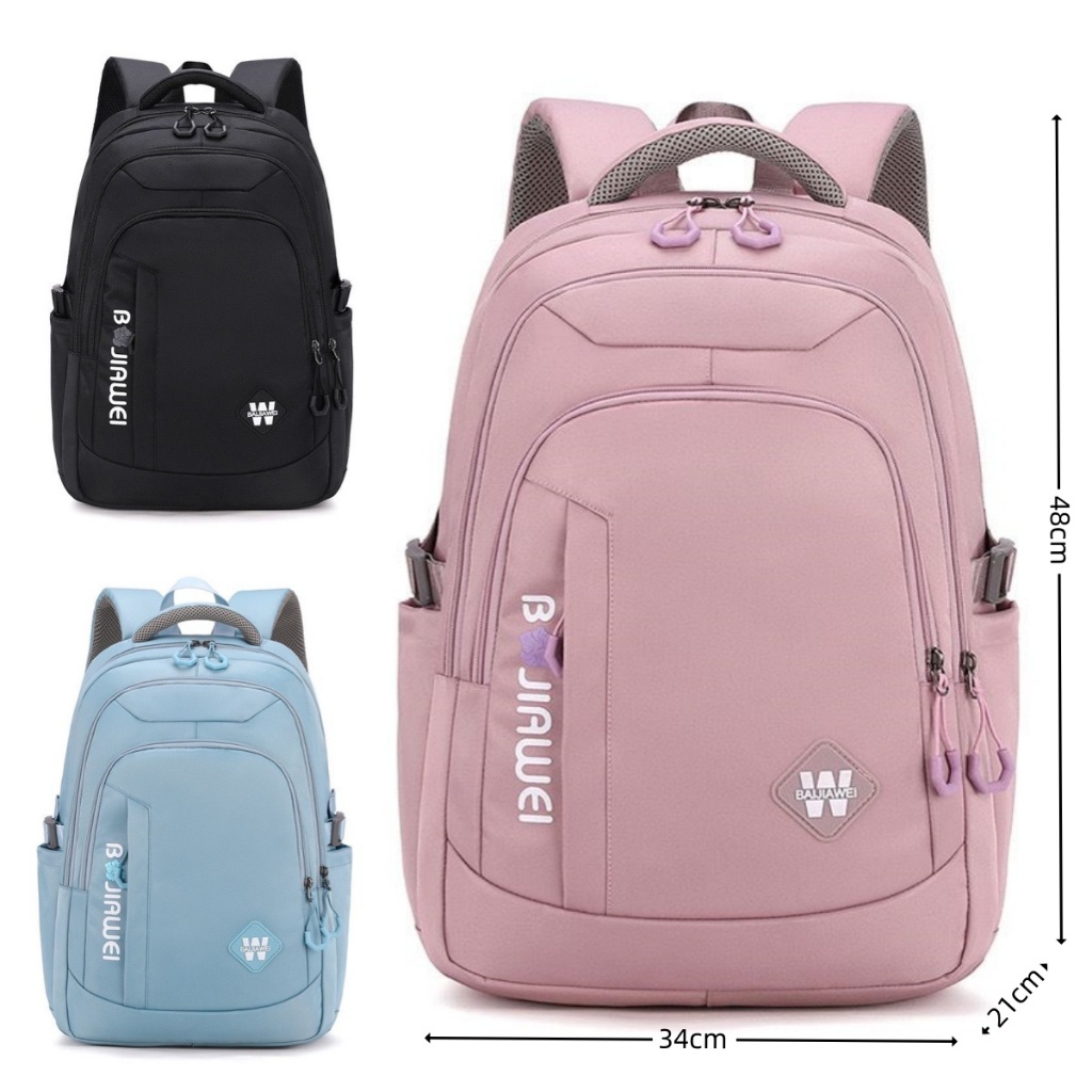Mochila Feminina Coreana casual e leve para estudantes do ensino médio Impermeavel em Oferta na Shopee