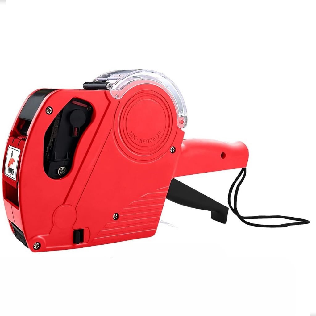 Maquina Manual Rotuladora Etiqueta Preço Data Código Mx5500 Lanmax Refil Brinde 22x12mm Profissional