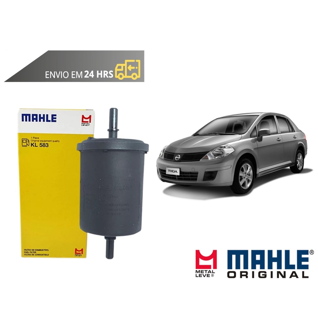 Filtro de Combustível Nissan Tiida todos de 2009 a 2013 Original Mahle Metal Leve em Oferta na Shopee