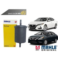 Filtro de Combustível Nissan Versa todos de 2011 a 2023 Original Mahle Metal Leve