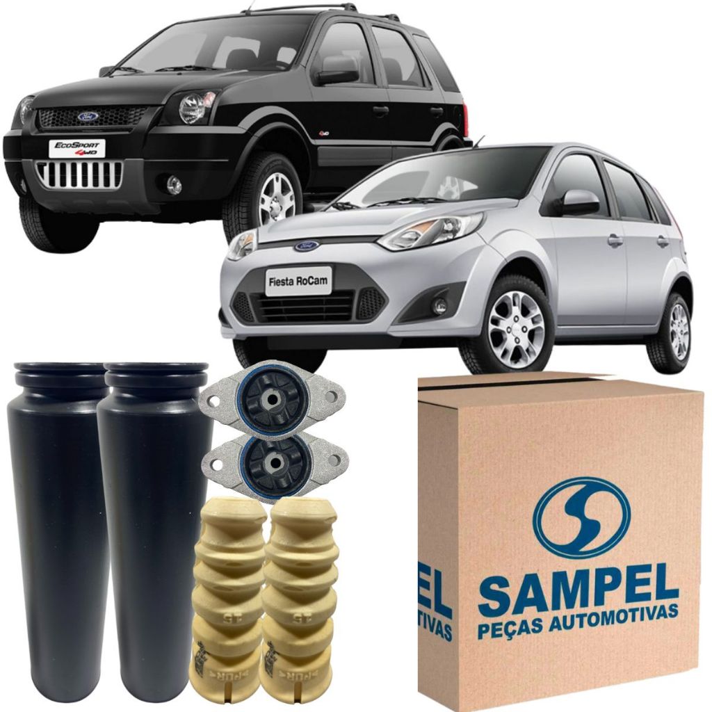 Par Coxim Batente Coifa Traseiro Sampel Ecosport 1.6 8v 2011 em Oferta na Shopee
