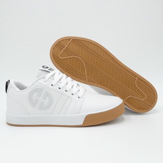 Tenis Masculino Branco Ollie Start Skatista Sapato Casual Original Confortável Modelo Street em Oferta na Shopee