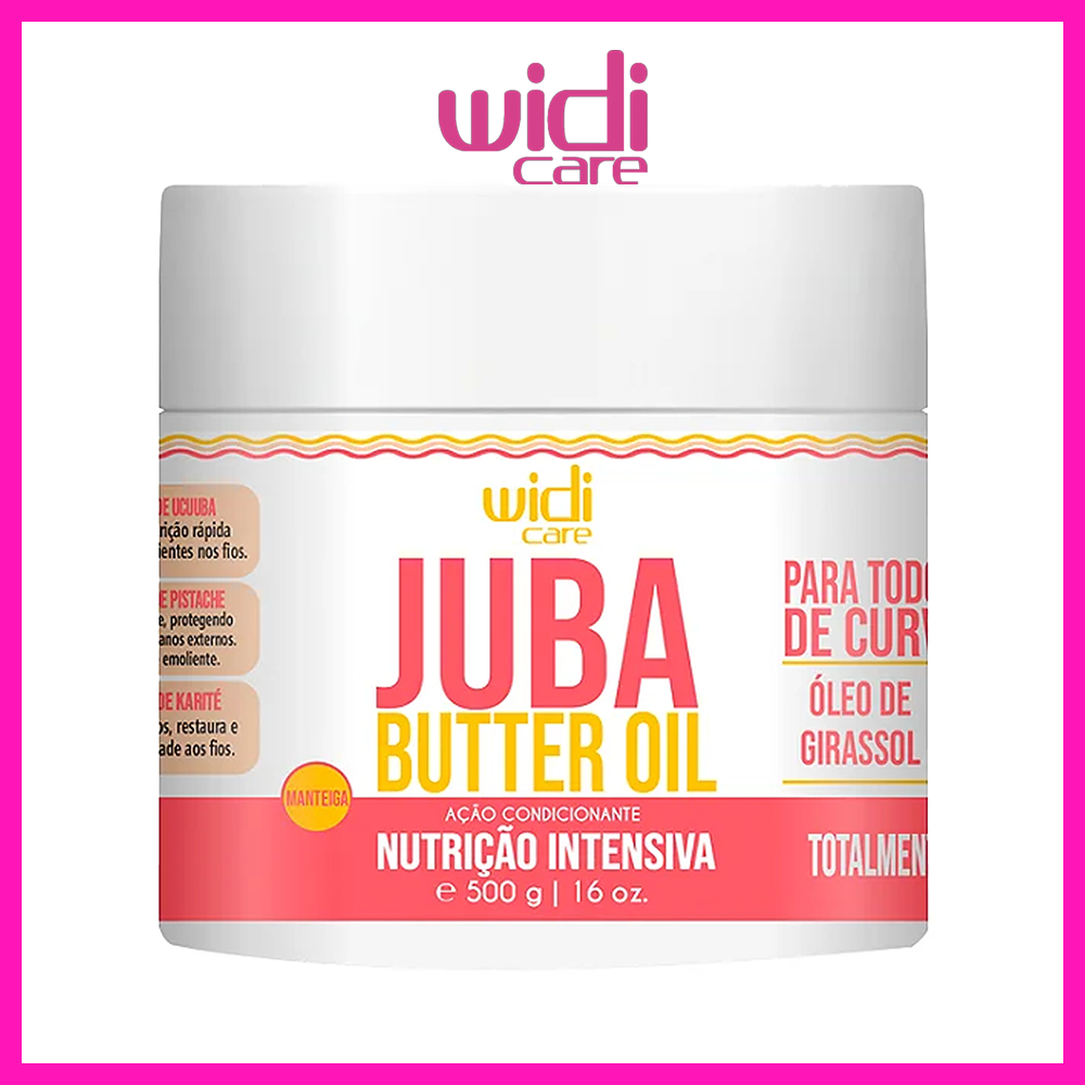 Widi Care Juba Tratamento Intensivo Butter Oil 500g (Promove Nutrição Rápida e Repõe os Nutrientes dos Fios)