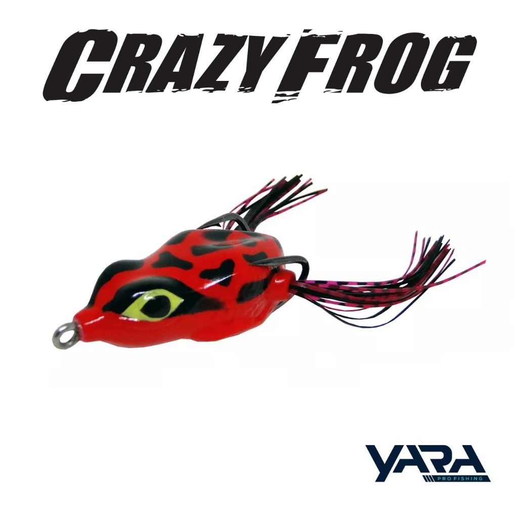 Isca Artificial Yara Crazy Frog 5,5cm 11,5g Soft Bait Traíras