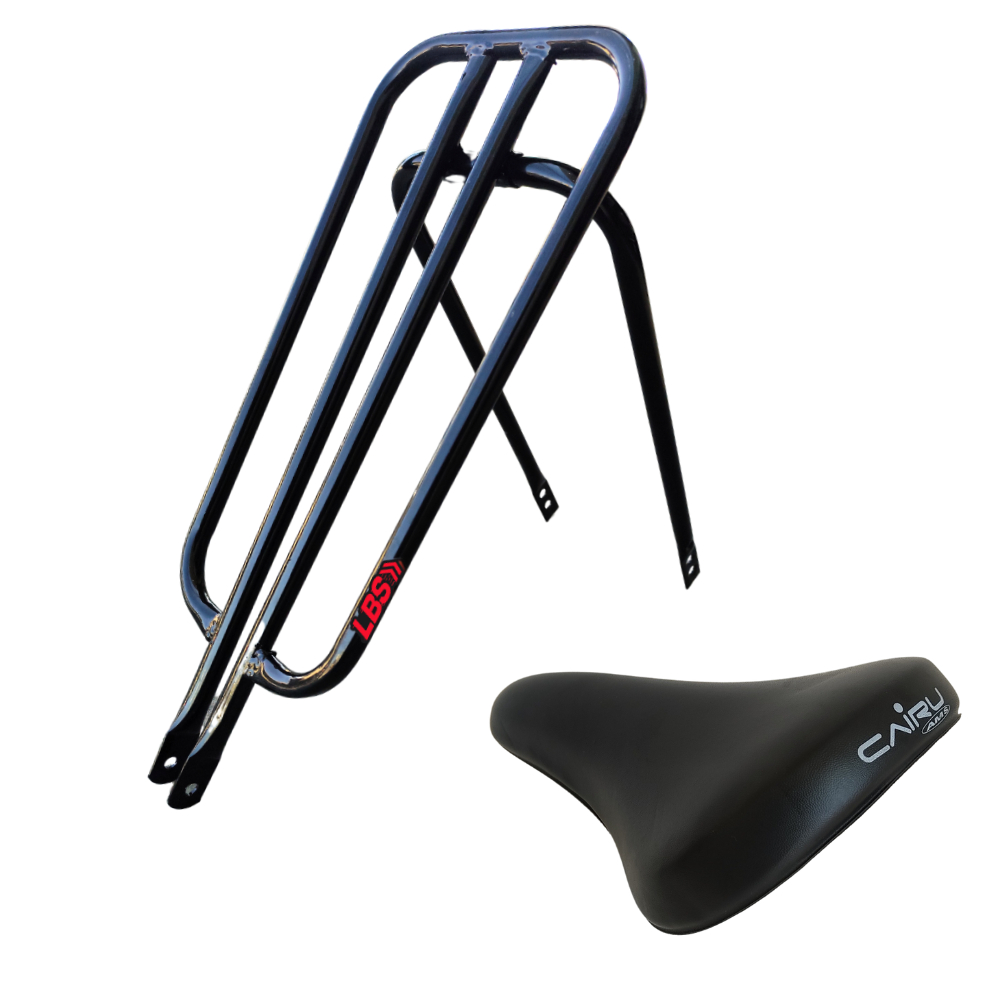 Garupa Bh Reta Resistente para bike Montadinha LBS+ Banco Cairo AMS em Oferta na Shopee