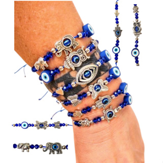 Pulseira Ajustável Olho Grego Mão Hamsa Com Strass Brilho Mão De Fátima Bijuteria em Oferta na Shopee