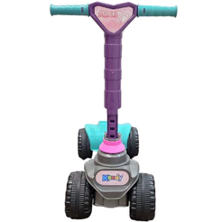 Patinete Infantil Menina Aranha Menina Tiffany - 4 Regulagens e Design Atraente QUEEN SHOP