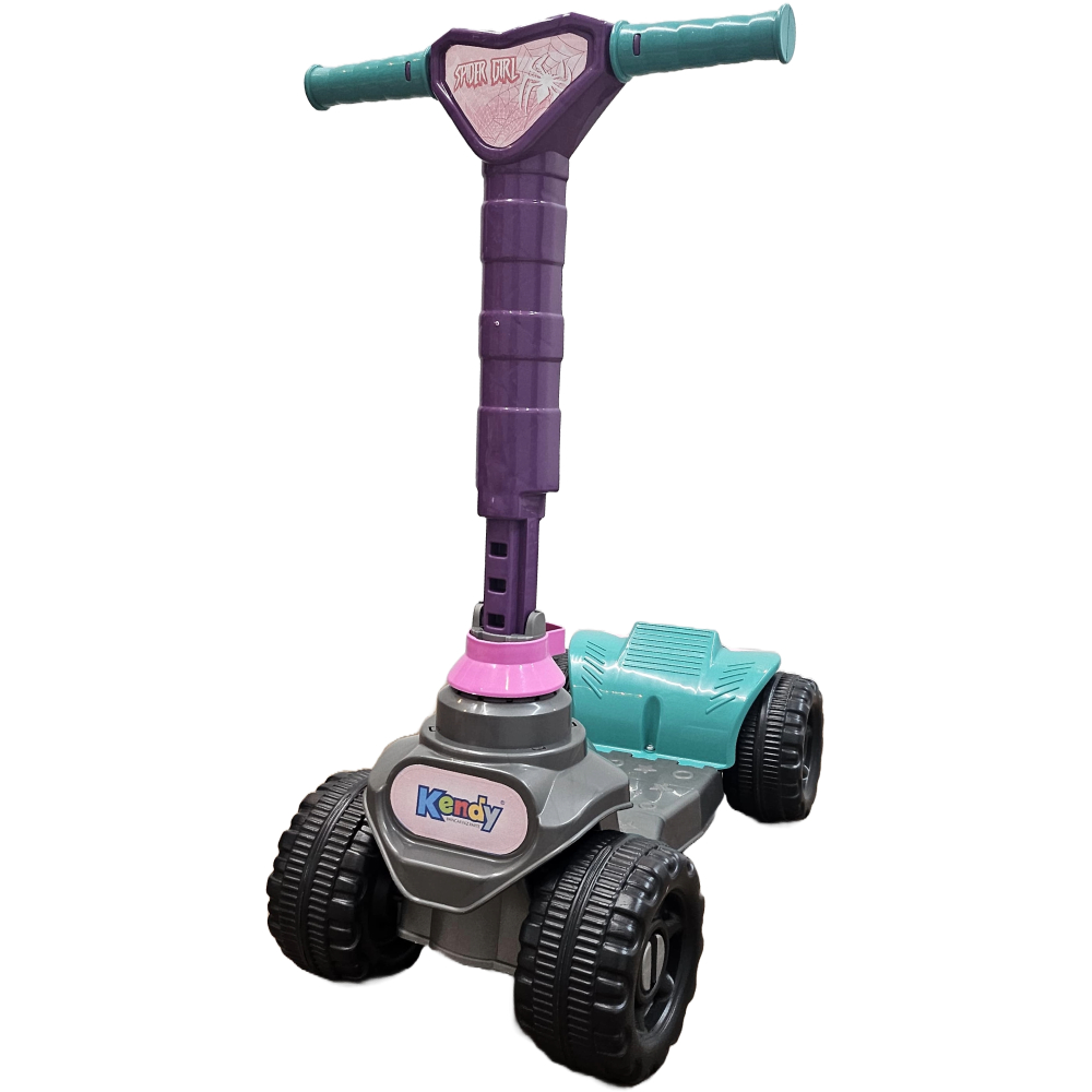 Patinete Aranha Menina Spider Girl Infantil Menina Tiffany 4 Rodas e 4 Alturas Ajustáveis QUEEN SHOP em Oferta na Shopee