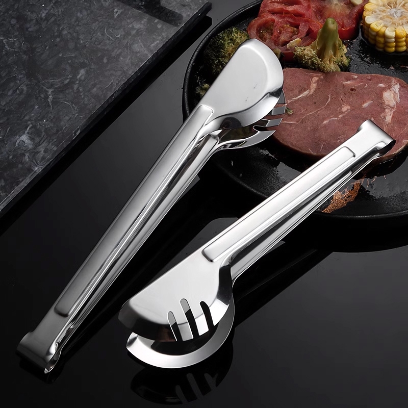 Kit 2 Peças Pegador Inox 23cm para Salada Churrasco Massas Pegador Para Macarrão Para Cozinha — imagem 2 de 2