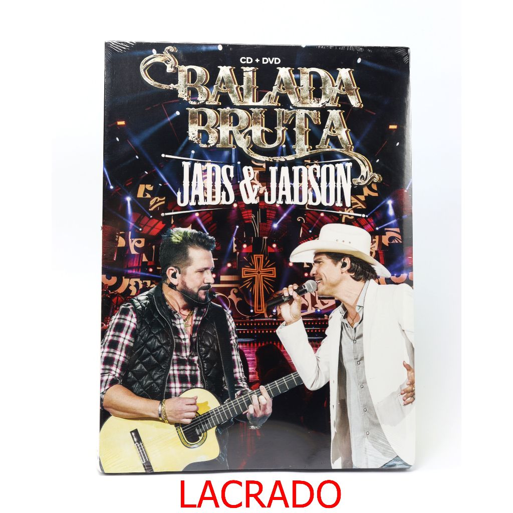 CD + DVD Lacrado Jads E Jadson Balada Bruta / 1 CD 1 DVD