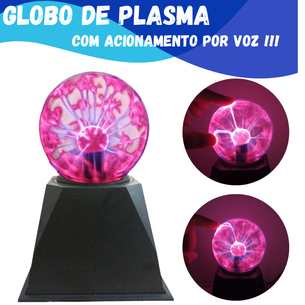 Globo De Plasma Light Bola De Cristal Touch bivolt