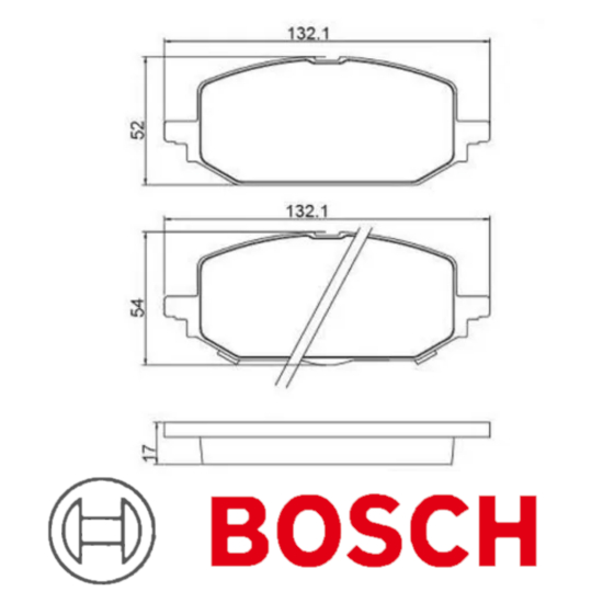 Detalhes do Pastilha De Freio Dianteira Onix E Onix Plus 2023 BosCH