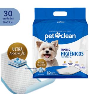 Tapete Higienico para Cães 55x60cm 30 unidades Pet Clean em Oferta na Shopee
