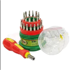 Kit Jogo De Chaves Precisão 31 Peças Torx Alen Philips Y Fenda 31 Em 1 Com Estojo