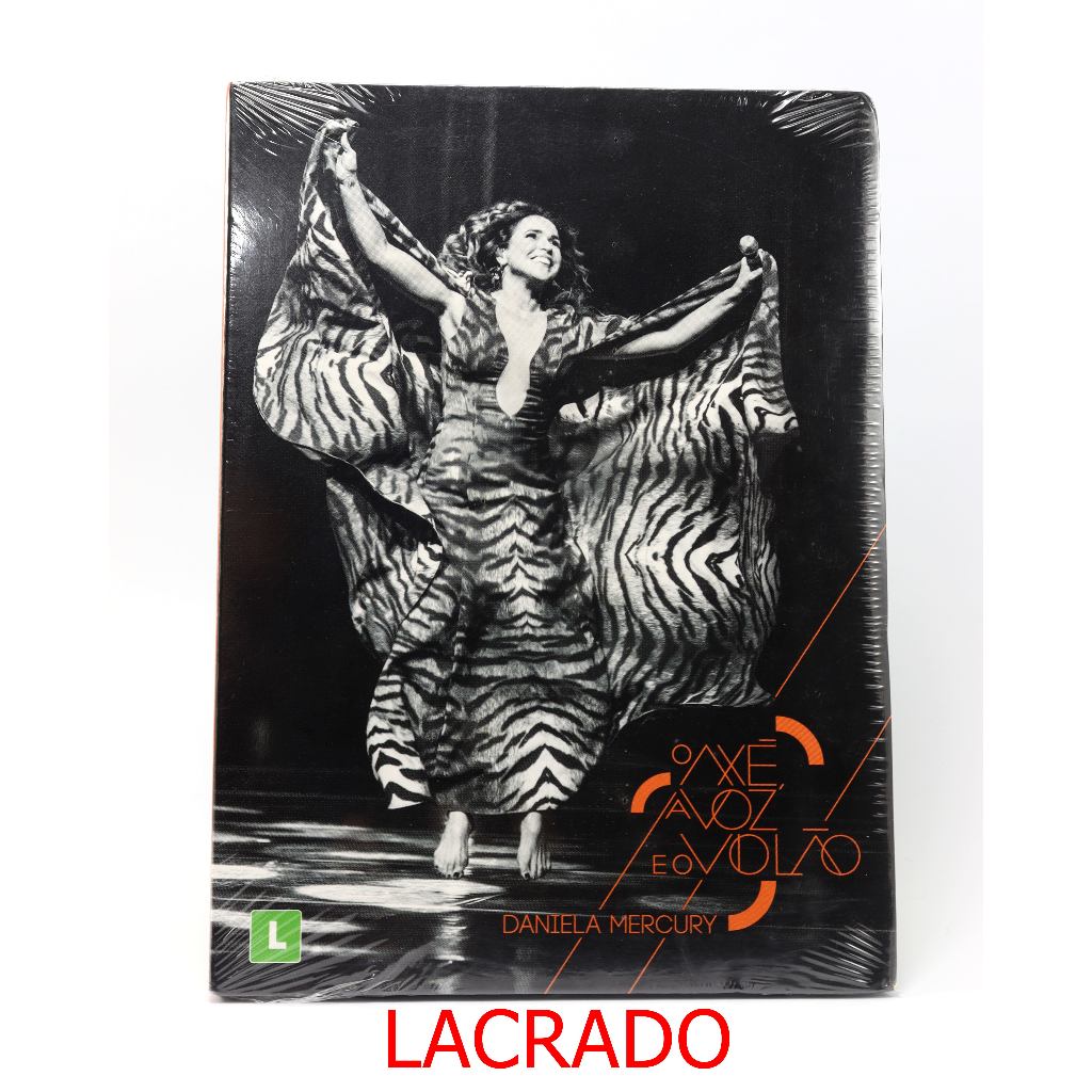 Daniela Mercury O Axé, A Voz E O Violão DVD Lacrado Original De Música