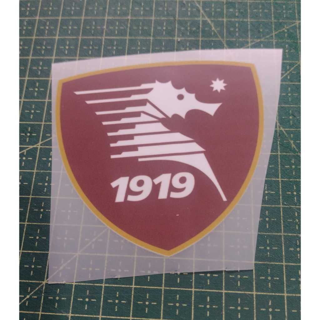 Salernitana da Itália Adesivo Têxtil Termocolante fácil aplicação com Ferro de Passar