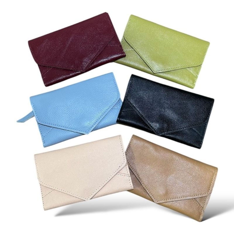 !!!SUPER PROMOÇÃO RALAMPAGO!!! Carteira feminina de Couro Legítimo, Carteira Slim, Porta Cartão de couro em Oferta na Shopee