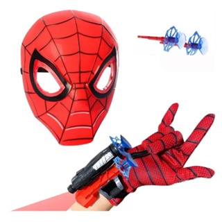 kit luva e máscara do homem aranha em Oferta na Shopee