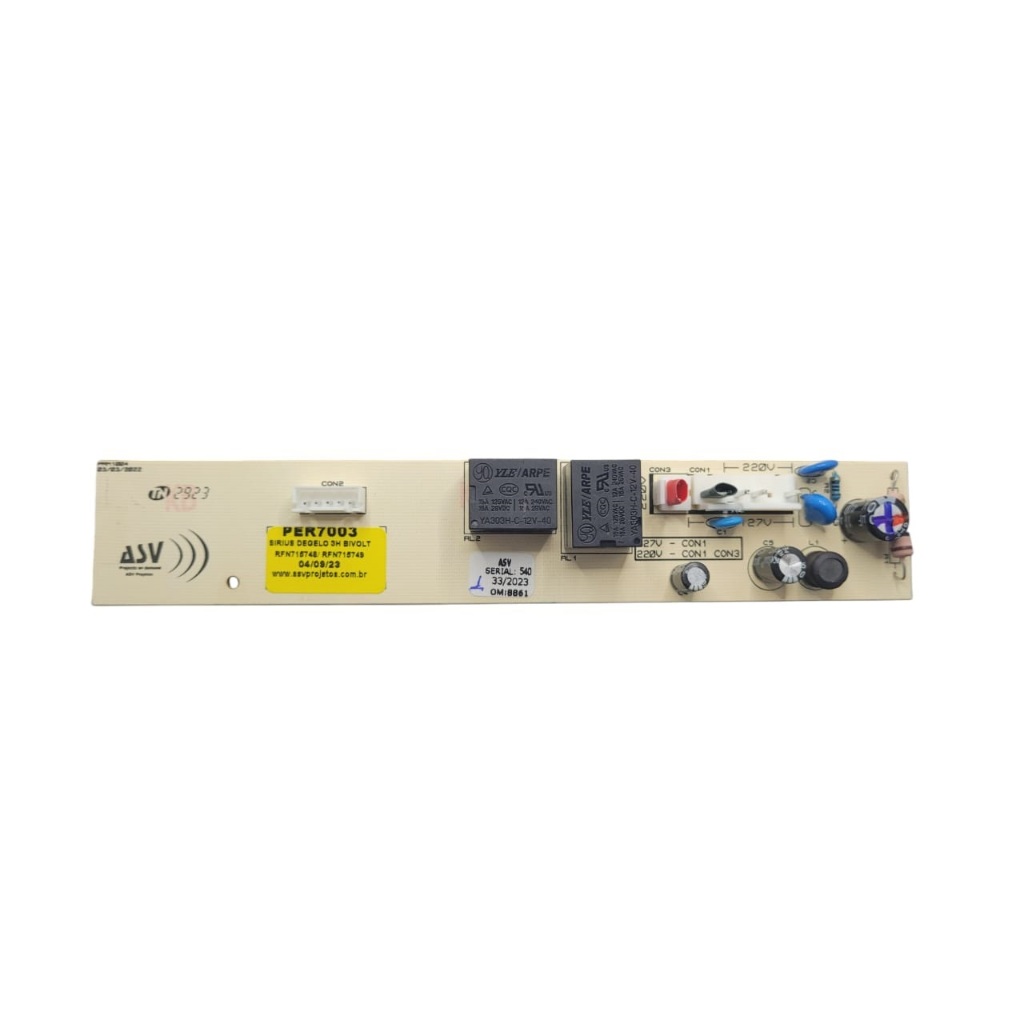 Placa Eletrônica Refrigerador Bosch GE 3 Horas Bivolt 225D6254G001 / G002 PER7003