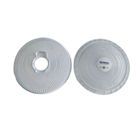 Kit Grade Traseira e Grade Frontal Branca Ventilador Mondial 40cm Original