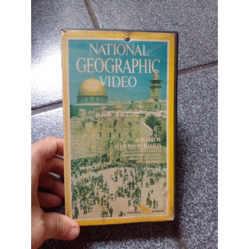 VHS National Geographic Jerusalém além das muralhas