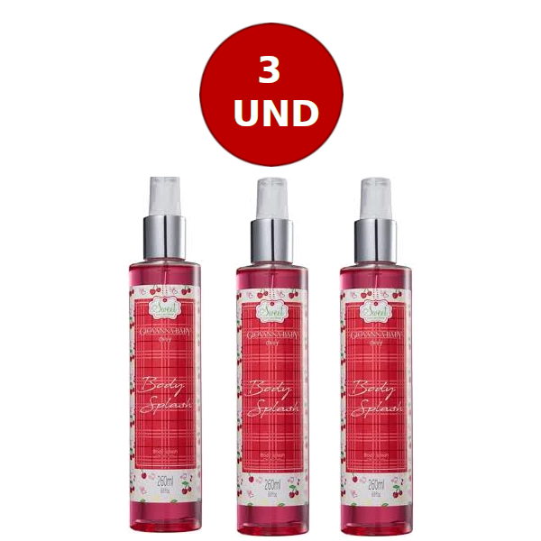 KIT C/3 GIOVANNA BABY CHERRY 260ML 3UND