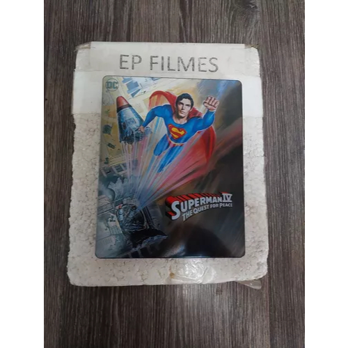 Steelbook 4k + Blu Ray Superman 4 - Em Busca Da Paz - Novo