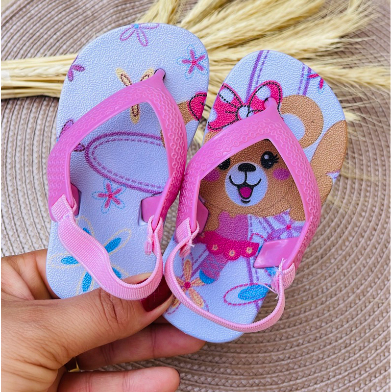 Chinelo Baby com Elástico Arca de noe Meninas e meninos Cristaozinho ref.15