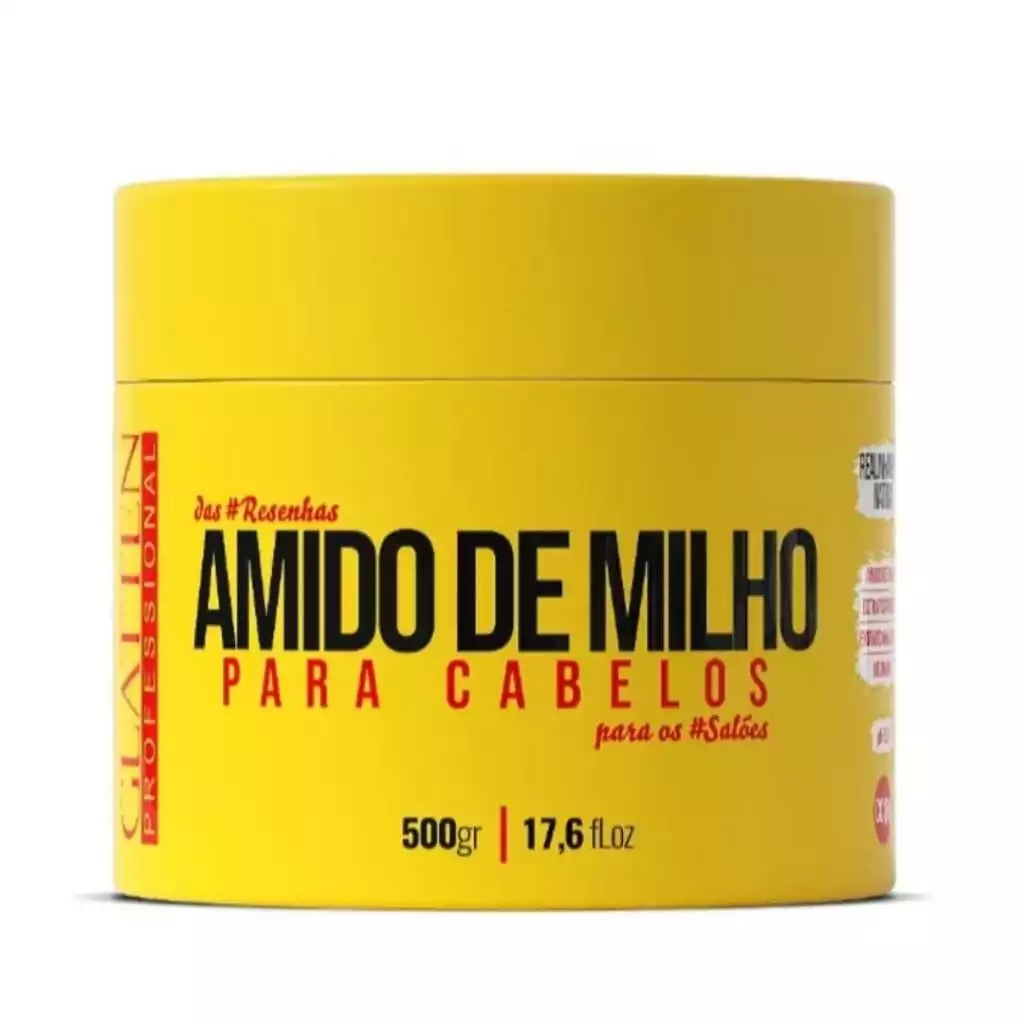 Máscara de Maisena Amido de Milho 500g Glatten