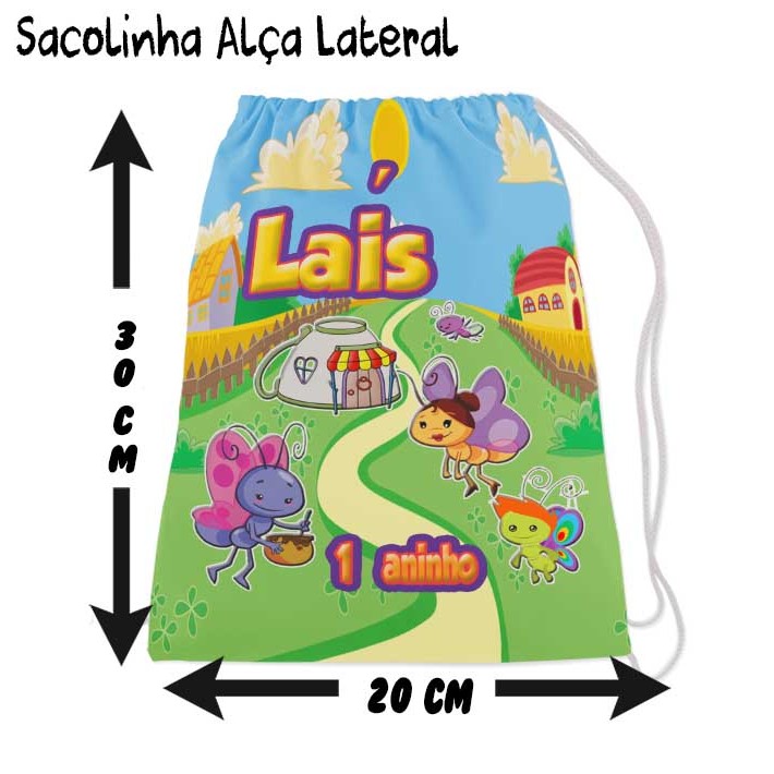 Mochilinha Sacolinha Mochila Saco Sacochila Saquinho Lembrancinha Brinde Aniversario Personalizadas Galinha Pintadinha