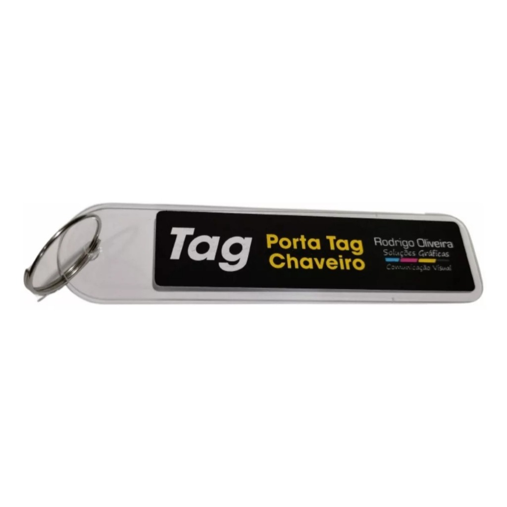 Porta Tag (tipo Sem Parar) Tag Veicular - Placa Chaveiro Transparente Moto 1un em Oferta na Shopee