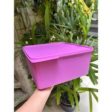 Tupperware Basic Line Quadrada 5 litros Roxo Amora