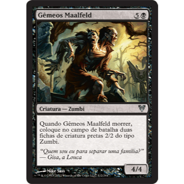 Gêmeos Maalfeld (Zumbi) - Magic The Gathering