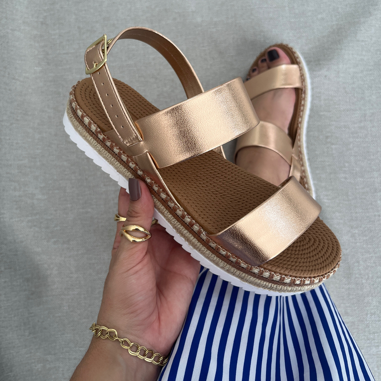 Sandália Feminina Papete Moleca Original Lançamento