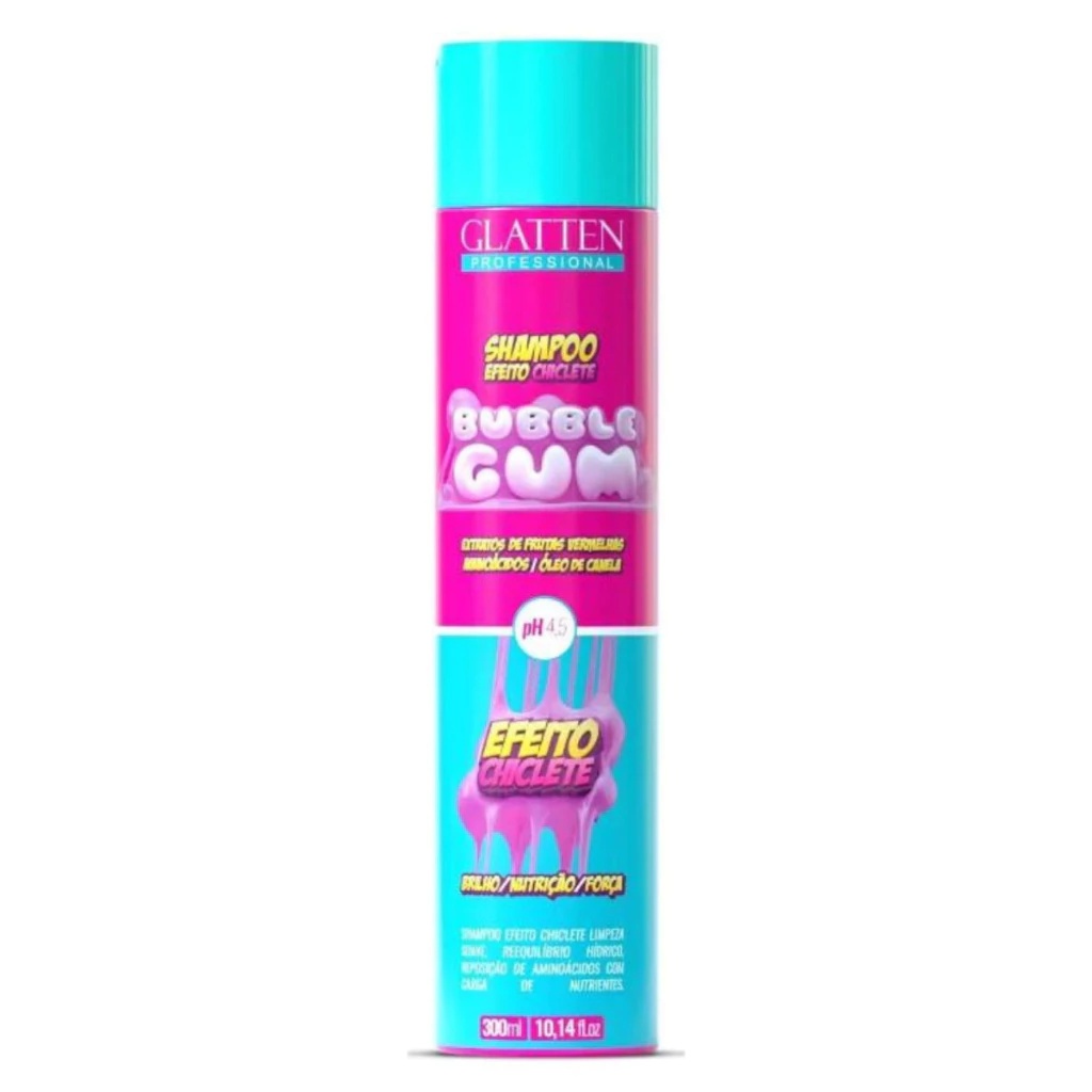 Shampoo Chiclete Bubble Gum Glatten 300ml